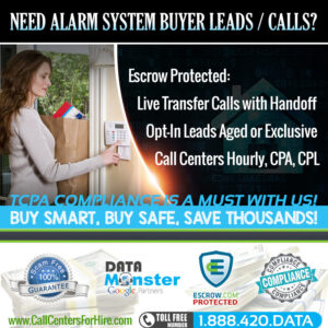 Home Security Alarms Smart homes sales leads and live transfer leads